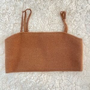 A.L.C shimmer crop top/ Bralette